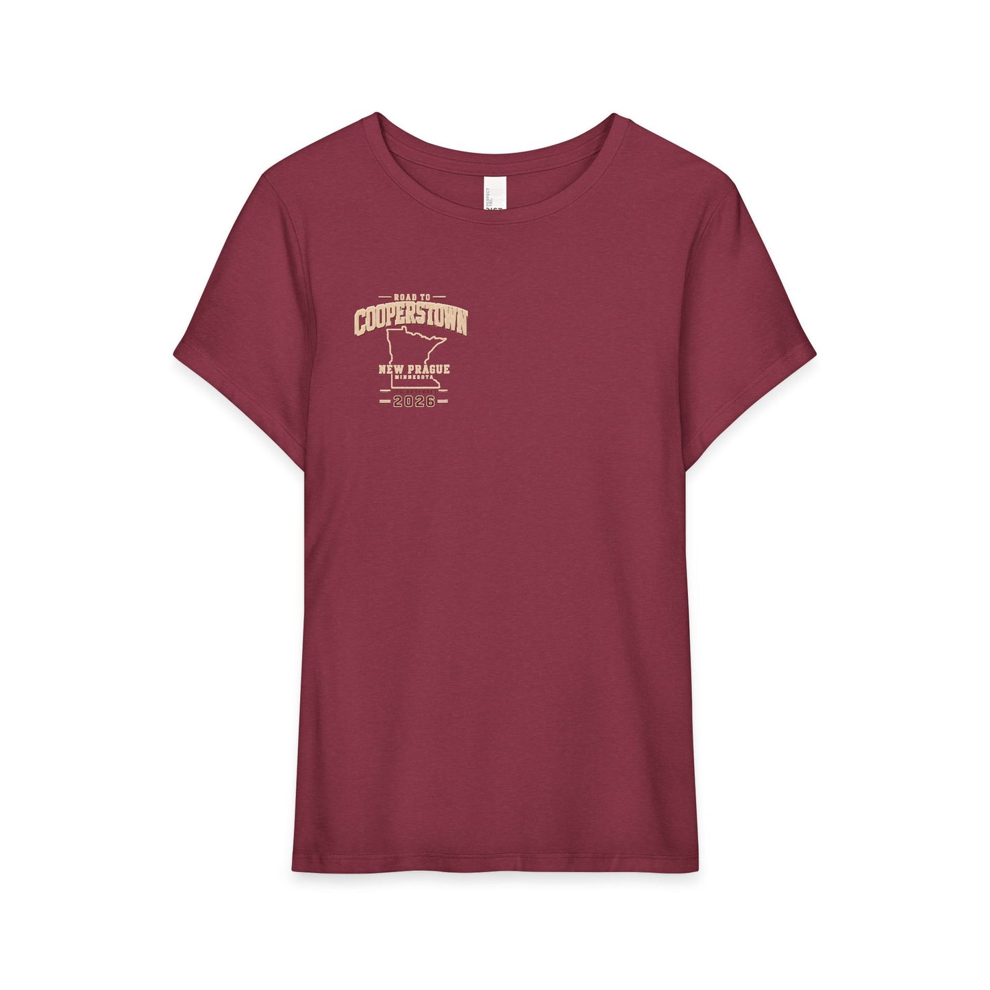 Ladies Road Ends Here Cooperstown 2026 Baseball T-Shirt