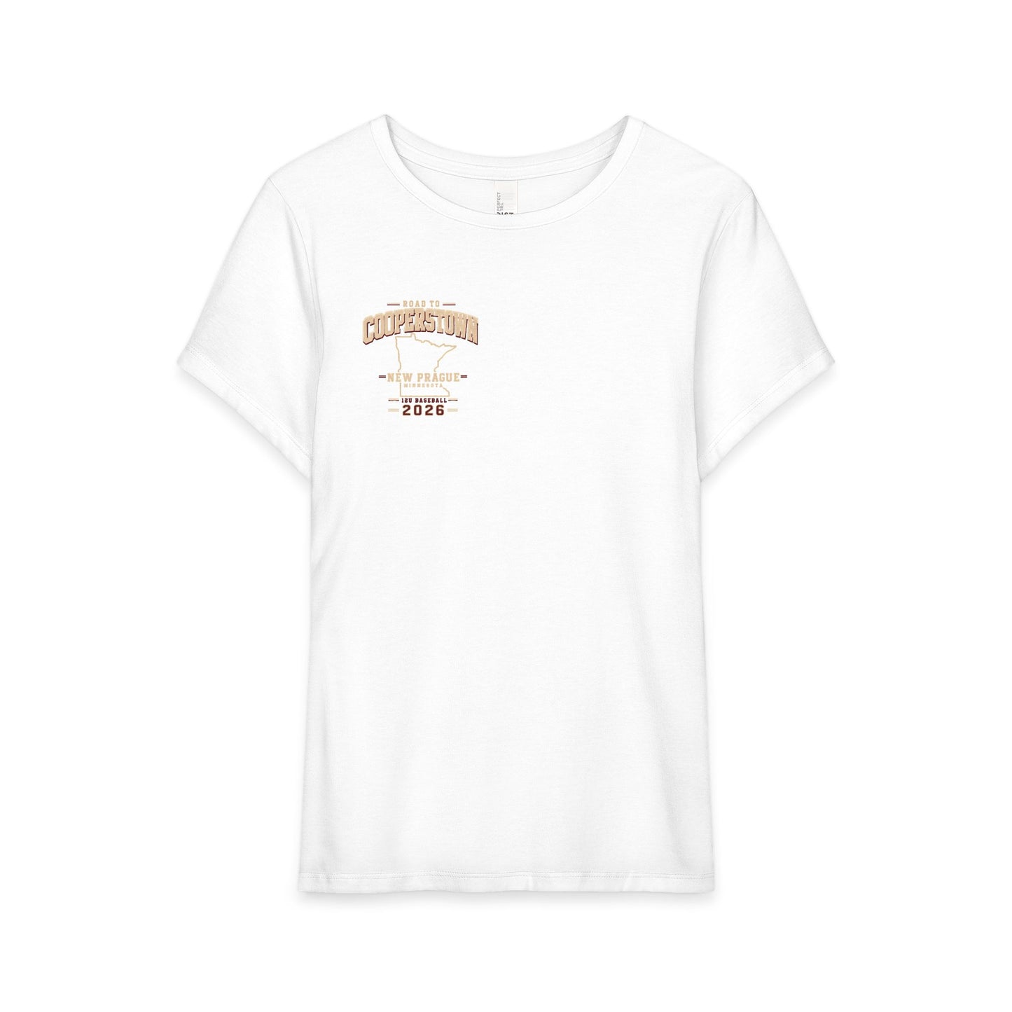 Ladies Road Ends Here Cooperstown 2026 Baseball T-Shirt