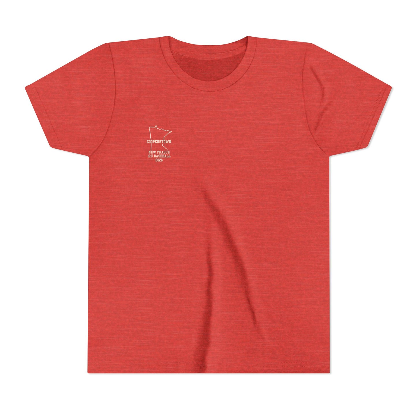 Youth Baseball Team Tee — New Prague 12U Cooperstown Team 2026