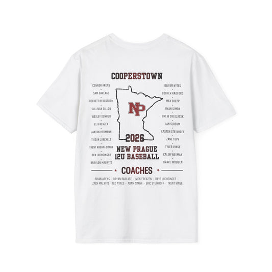 Cooperstown 2026 New Prague Team - Gildan Softstyle t-shirt Simple