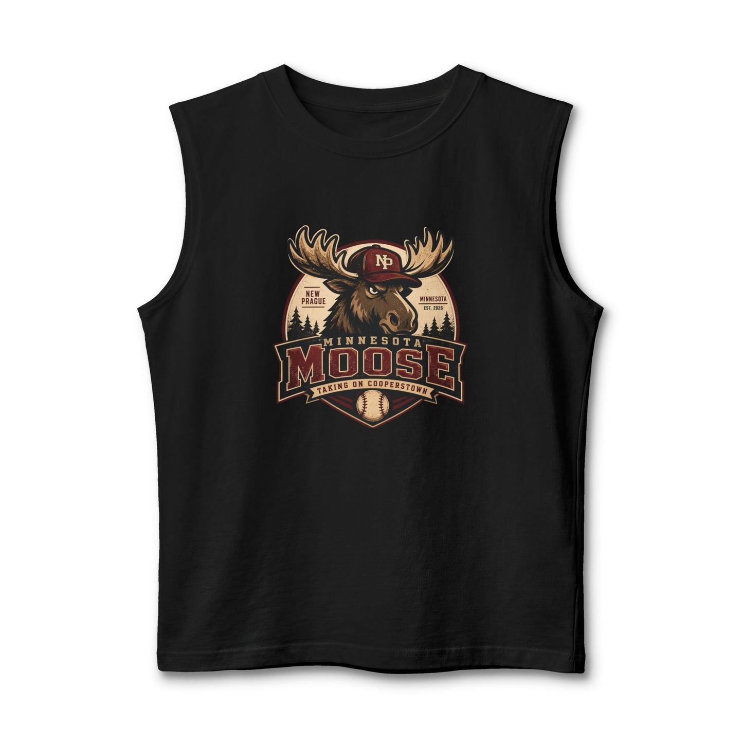 Men's Minnesota Moose Cooperstown 2026 - muscle tank Bella Canvas 3483