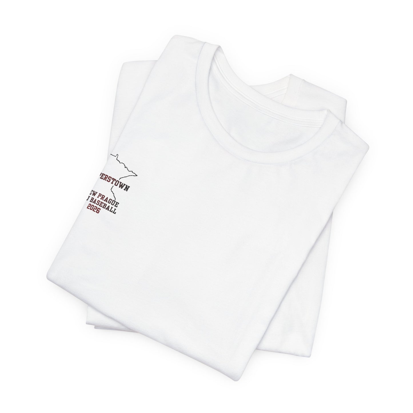 New Prague 12U Baseball Team Tee — Cooperstown 2026 Coaches & Player Roster