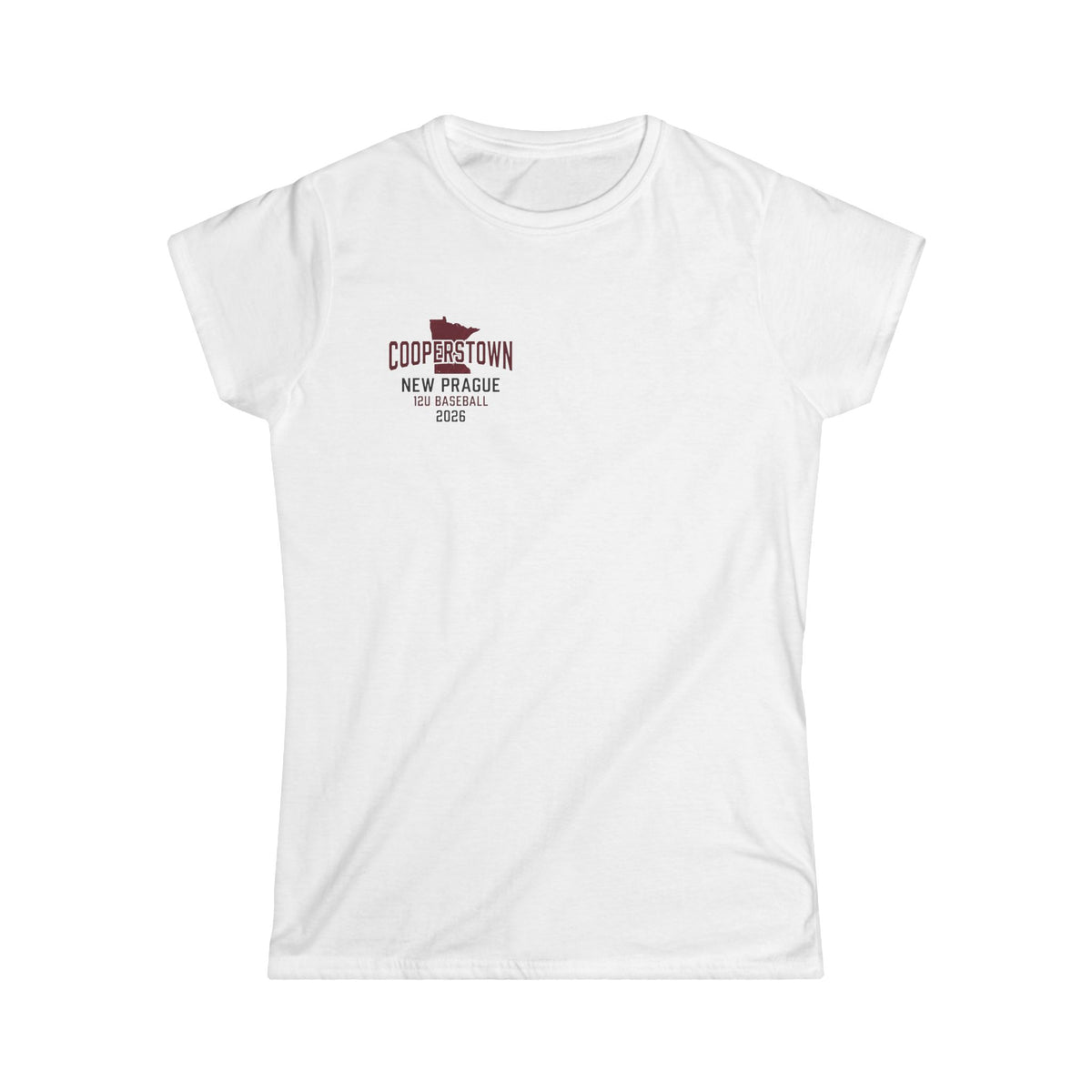 Ladies Cooperstown 2026 New Prague Team - Gildan Softstyle t-shirt Main