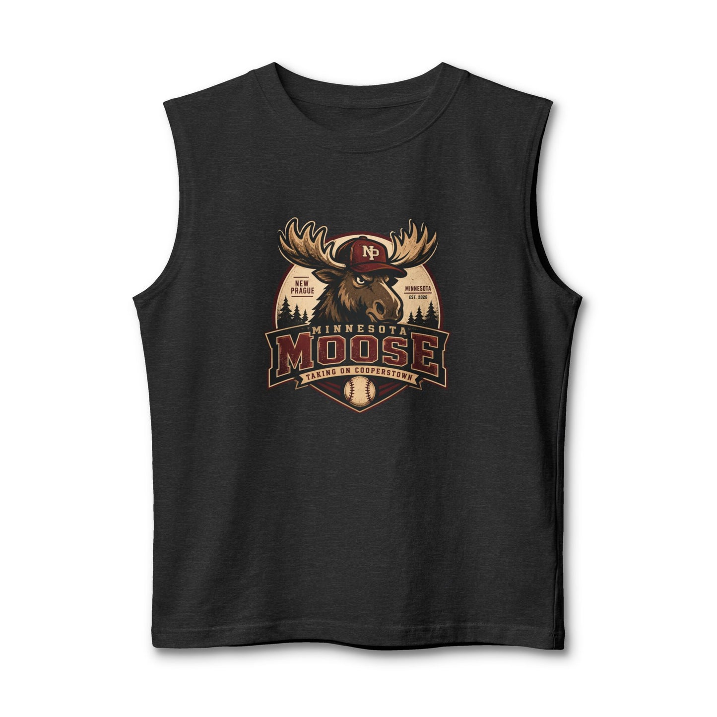 Men's Minnesota Moose Cooperstown 2026 - muscle tank Bella Canvas 3483
