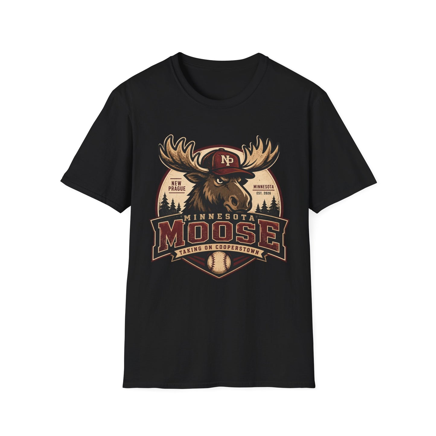 Minnesota Moose T-Shirt — Gildan 64000 T-Shirt
