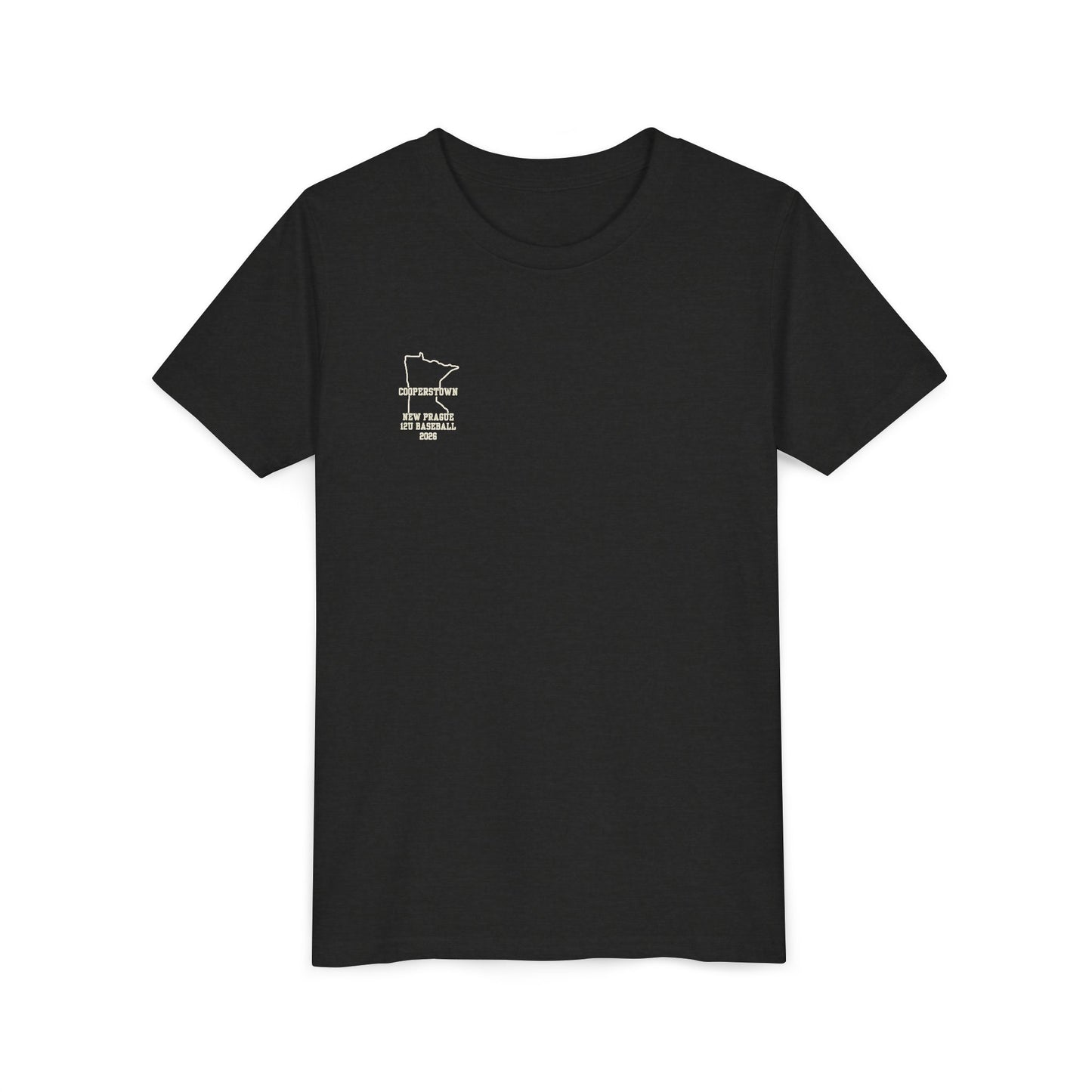 Youth Baseball Team Tee — New Prague 12U Cooperstown Team 2026