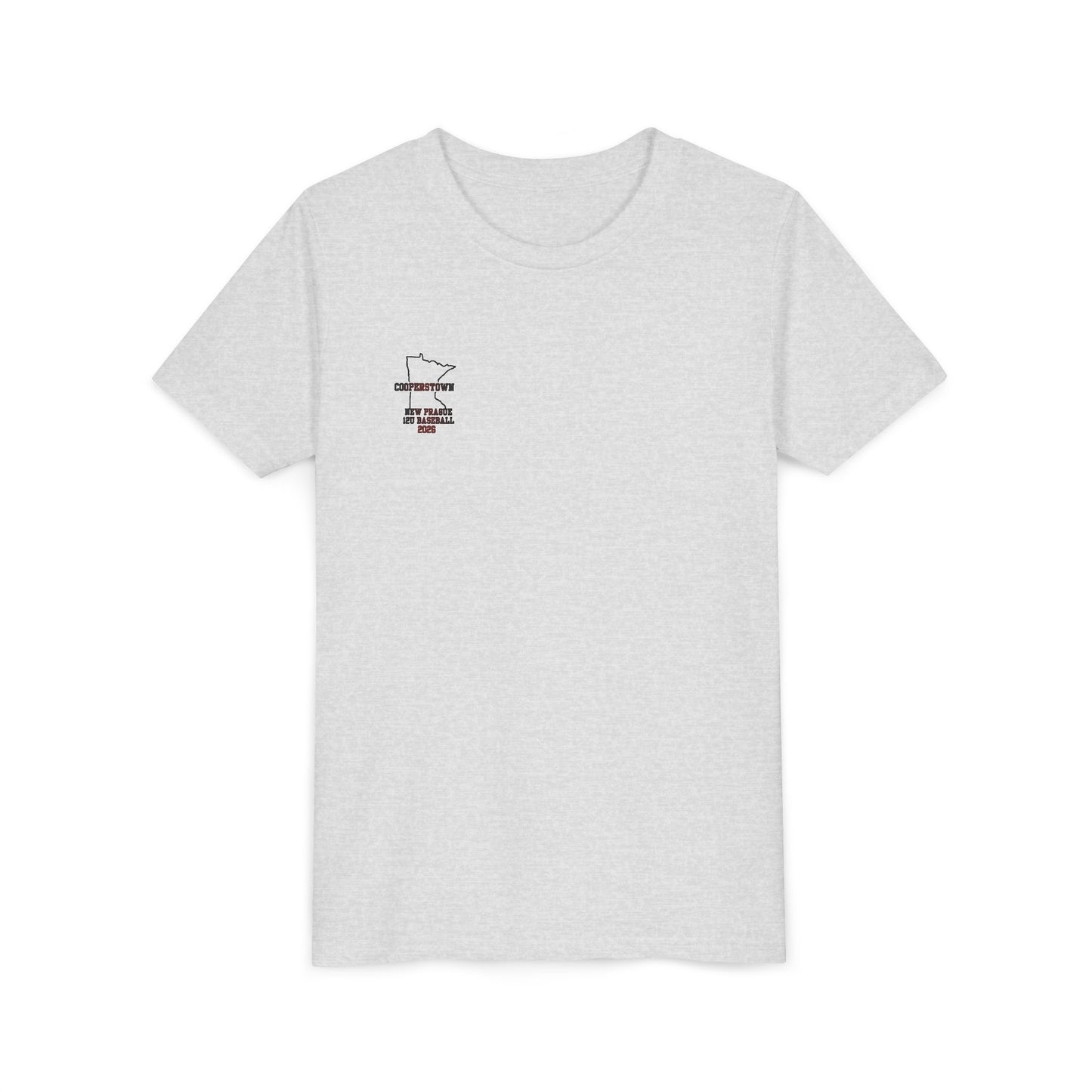 Youth Baseball Team Tee – New Prague 12U Cooperstown 2026